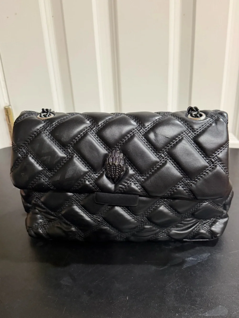 Quilted Shoulder / crossbody Bag in Black